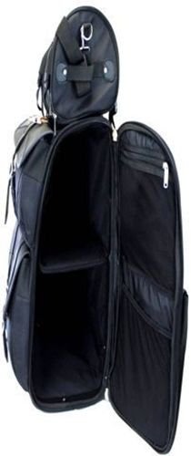 Vance Leather Extra Large Studded 2-Piece Travel Bag/ Back Pack