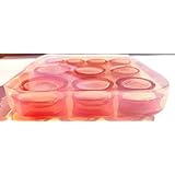 AlenkaD. Resin Mold 5 Pair Double Flare Ear Gauge, 12mm to 20mm, Body Piercing Jewelry