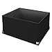Samsill PNS06LSBK Pop n' Store Decorative Storage Box with Lid - Collapsible and Stackable - Large Mega Box - Black - Interior Size (14.625