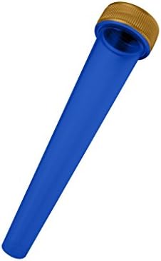 Airtight Odor Resistant rb doob Tubes - EXTRA TIGHT SEAL with Joint Holder Plastic Rolling Cone Tube–Water Proof Smell Proof Cigarette Case Odor Proof Container- 98m (100, Royal Blue)