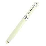 Jinhao 750 Gloss Ivory White Fountain Pen Medium Nib New