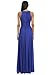 Ssyiz Women's Elegant Pleated Chiffon Floor Length Evening Party Dress ( Can be customized )
