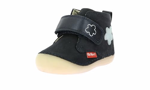 Kickers SABIO,Bottillon Bebe Marine Fleur, 22 EU