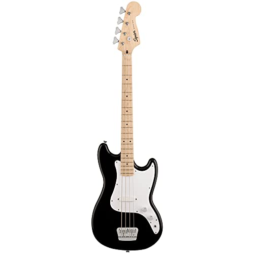Bajo Squier by Fender Bronco, negro con diapasón de arce