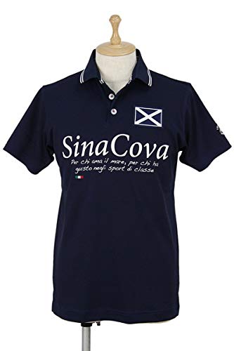 今年も話題の サルジニア シナコバ 半袖 B07sbmg77k ネイビー 290 L L ゴルフウェア メンズ アンカーワッペン ロゴプリント 着丈長め 鹿の子ポロシャツ シャツ Www Politehnicaiasi Ro