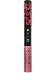 Rimmel London Provocalips 16hr Kiss-Proof Lip Color - Two-Step Liquid Lipstick to Lock in Color and Shine - 420 Berry Seductive, .14 fl.oz.