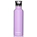 TOPOKO 25 OZ Double Wall Hydro Stainless Steel Flask Water Bottle, Straw Lid with Handle,Hydro Vacuum Insulated Flask, Sweat Proof, Leak Proof Thermos Standard Mouth-Purple