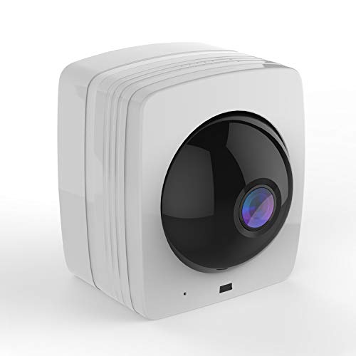 Security Camera WiFi IP Camera -1080P Home Wireless Baby/Pet Camera PORTOCAM 360° Fisheye Panoramic Camera with Motion Detection, Two-Way Audio, Night Vision and Remote Monitoring
