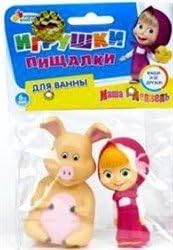 Masha and the Bear cartoon bath toy set. Masha and the pig. Маша и медведь мультфильм набор игрушек ванны. Маша и Поросенок (Свинья)