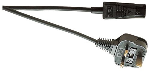 Eagle IEC Mains Lead to 3 Pin UK Plug 10A (2 Metres)
