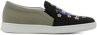 Joshua Sanders Men's 10259V1peacock Multicolor Fabric Slip On Sneakers