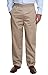 Pembrook Men's Full Elastic Waist Twill Casual Pant - XL - Tan