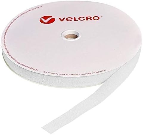 VELCRO Brand 150mm Sew On Hook & Loop White Roll 10m Velcro Brand
