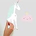 RoomMates RMK3628SCS Unicorn Magic Peel and Stick Wall Decals