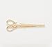 Bigban Girls Cute Fashion 1PC Scissors shape Hair Clip Hair Accessories Headpiece (Gold)