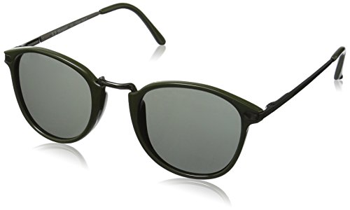 A.J. Morgan Castro Round Sunglasses, Olive Green, 49 mm