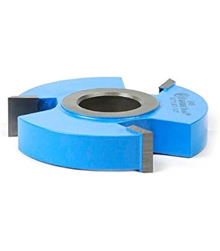 Amana Tool SC642 2-Piece Carbide Tipped 3-Wing V Paneling Shaper Cutters – 2-3/4 Dia X 1 X 45° For 1 Inch Material, 1/2 & 3/4 Bore