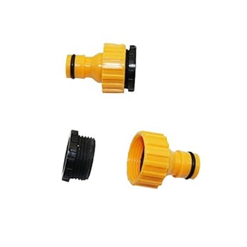Taplok Silveringuk Plastic Garden Tap Threaded Hose Connector
