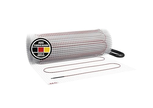 AEG 205798 TB 160/8 Electric underfloor Heating Thermal Floor Base Single mat, White, 8 m²