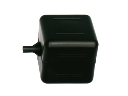 Kerick Valve PF444-BK Polyethylene Square Float Ball, 4" Width, 4" Height, 4" Length, 1/4" Female Thread