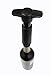 Vacu Vin Original Wine Saver with 2 Vacuum Bottle Stoppers – Black Wine Preserver Pump for Red or White Wine – Manual Air Remover System – Airtight Seal – Keep Wine Fresh Longer