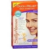 Sally Hansen Ouch-Relief Face Wax Strips, 24 ea