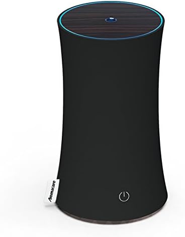 Aromacare Diffusers for Essential Oils, 300 Milliliters, Coffee Wood Grain, Changing Color LED Lights, Waterless Auto Shut-Off for Baby Room Bedroom and Office
