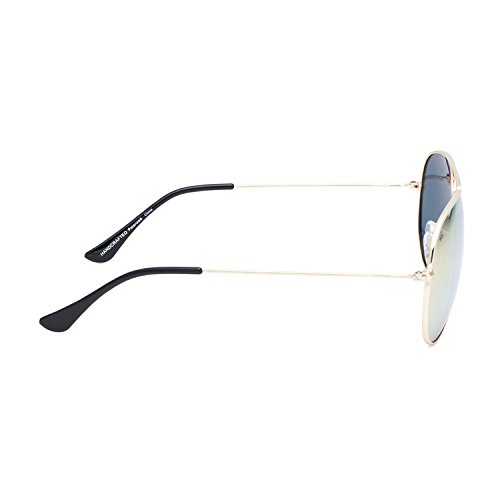 PRIVÉ REVAUX The Commando Polarized Aviator Sunglasses - Handcrafted Designer Eyewear For Men & Women (Pink Mirror) Affordable Designer Men's Sunglasses or Women's Sunglasses, Endorsed by Jamie Foxx