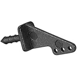 uxcell Control Horn, 13x9mm Nylon Horns with 3 Holes 0.8mm for RC Airplane Parts Black 10pcs