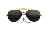 Smoke Lenses US Air Force Style Aviator Sunglasses