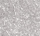 JOLLY STORE Crafts Crystal Transparent Pony Beads 9x6mm 500pc
