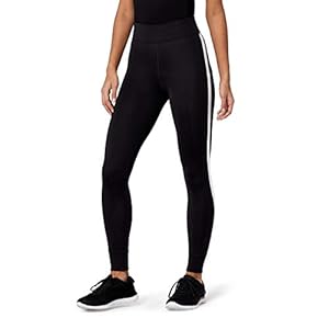 Amazon Brand – AURIQUE Women’s Side Stripe 7/8 Sports Leggings