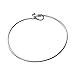 SENFAI Personally Simple Knot Open Bangles Bracelet Tie the Knot Bridesmaid Gift Cuff Bracelet (silver plated)