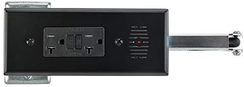 Style Drawer 18 Flush | In-Drawer Powering Outlet | 2 AC GFCI Outlets | Thermostatic Shutoff | Black | …