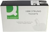 Q-Connect KF01620 White Strung Ticket Tags 48x30mm - Pack of 1000 view 2
