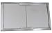 SUNSTONE A-DD36 36-Inch Double Door Flush Mount, Stainless Steel