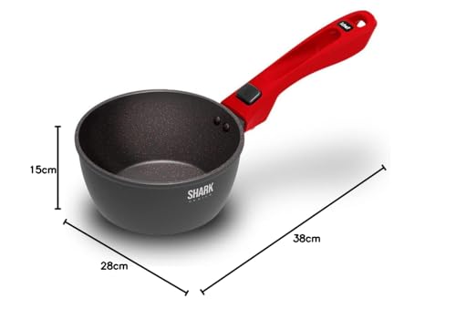 ICHEF POLISHOP Panela Ultra Sauce Vermelha Shark Series Vermelha de 16cm