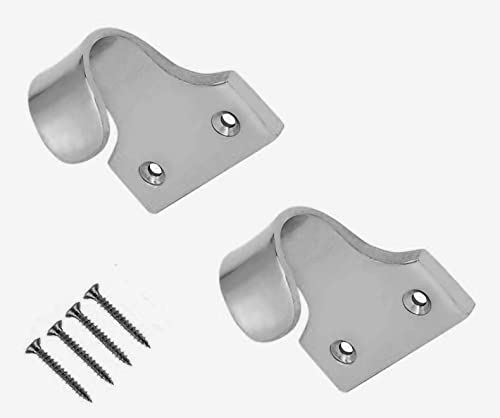 TERF® Traditional Polished Chrome Sash Lift Heavy Duty Sash Window Lift Pull Sliding Handle Including Fixing Screw - Pack of 2