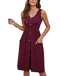 MOLERANI Women Summer Dresses Sleeveless Casual