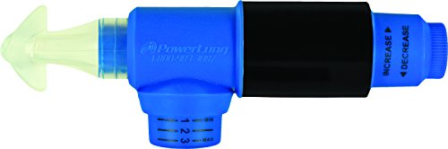 PowerLung Sport Maximum Resistance Breathing/Respiratory Trainer Sports | Military PLS-K100 Royal Blue