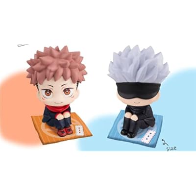 Buy Jujutsu Kaisen Anime Character Itadori Yuji Gojo Satoru Action Figure Cute Cartoon Mini Sitting Model Toy Pvc Car Decoration Collectible Gift 9cm Gojo Satoru Online In Kazakhstan B093rmr4m8