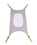 VIODFGESA Baby Hammock for Crib,Double-Layer Breathable Supportive Mesh,Safe Metal Buckle Hammocks Bed,for Newborn Mimics Womb Bassinet