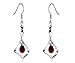 Gemstone Gold Plate 925 Sterling Silver Drop Earrings for women