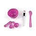 ReNext 4 in 1 DIY Makeup Set Mask Bowl Gauge Stick Brush, Pink