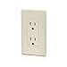 Leviton 15 Amp 125V Tamper Resistant Decora Duplex Receptacle (10 Pack), T5325-TMP, Light Almond