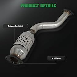SCITOO 53827 Rear Catalytic Converter Fit For