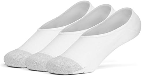 Galiva Girls' Cotton Lightweight No Show Liner Socks - 3 Pairs, Medium, White
