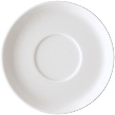 Arzberg Cucina Basic Helmet 42100-590003 14716 ROK Espresso Saucer, Porcelain, White, 15.4 x 15.4 x 9 cm