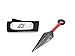Naruto Headband, Masterboxan 3 Pcs Naruto Headband and 3 Pcs Big Kunai Plastic Toy with Metal Plated Cosplay Leaf Village Ninja Kakashi