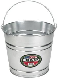 Behrens 10 qt. Galvanized Pail Gray